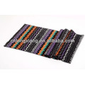 Foulard en soie multicolore Chevron Infinity, tissu pour écharpe